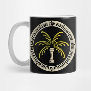 Column Palm Tree T-Shirt, Masks, Mugs, Notebooks, Pillows, Cases, etc. Mug